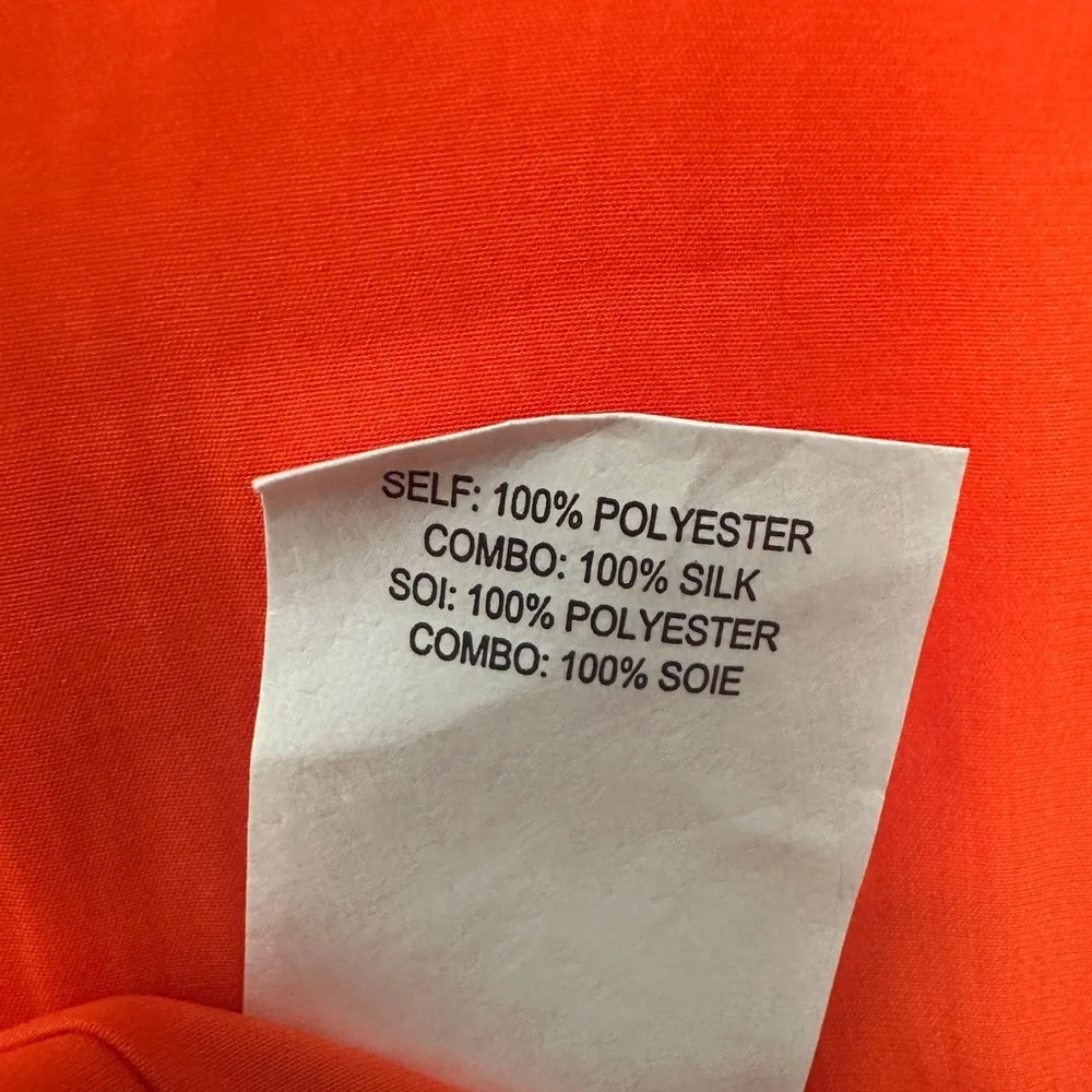Ramy brook orange brior bianca dress Small NWT‎